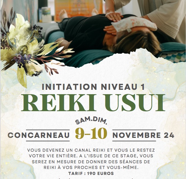 INITIATION REIKI USUI NIVEAU 1